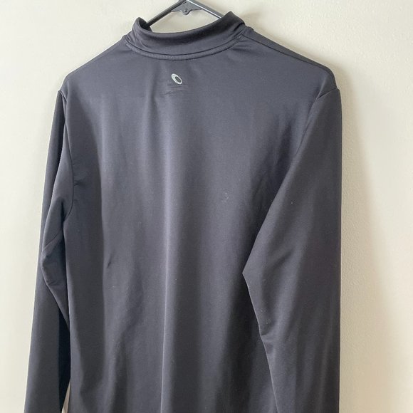 Tek Gear Men’s Black Long Sleeved Shirt Size S, Athletic Sports Top, Warm Layer - Picture 2 of 6